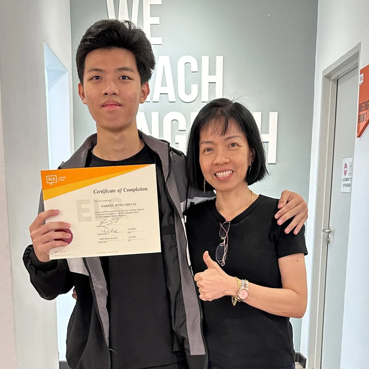 Gabriel Wong Chen Yi (September 2024- April 2025) & Hii Lu Yung (1992)