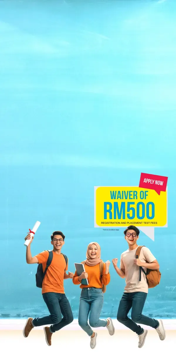 A group of Malaysian students jumping in joy after SPM and UEC and excited to join ELS Malaysia